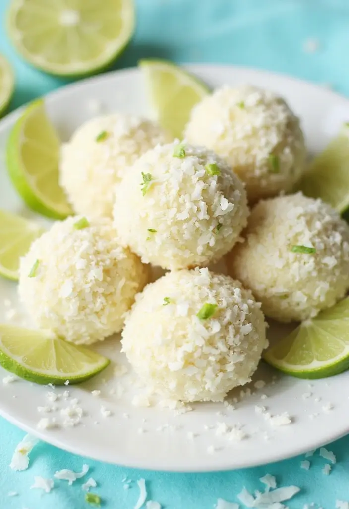 30 No Bake Snack Recipes for Busy Sweet Cravings 20 30 No Bake Snack Recipes for Busy Sweet Cravings - 20. No Bake Coconut Lime Bliss Balls