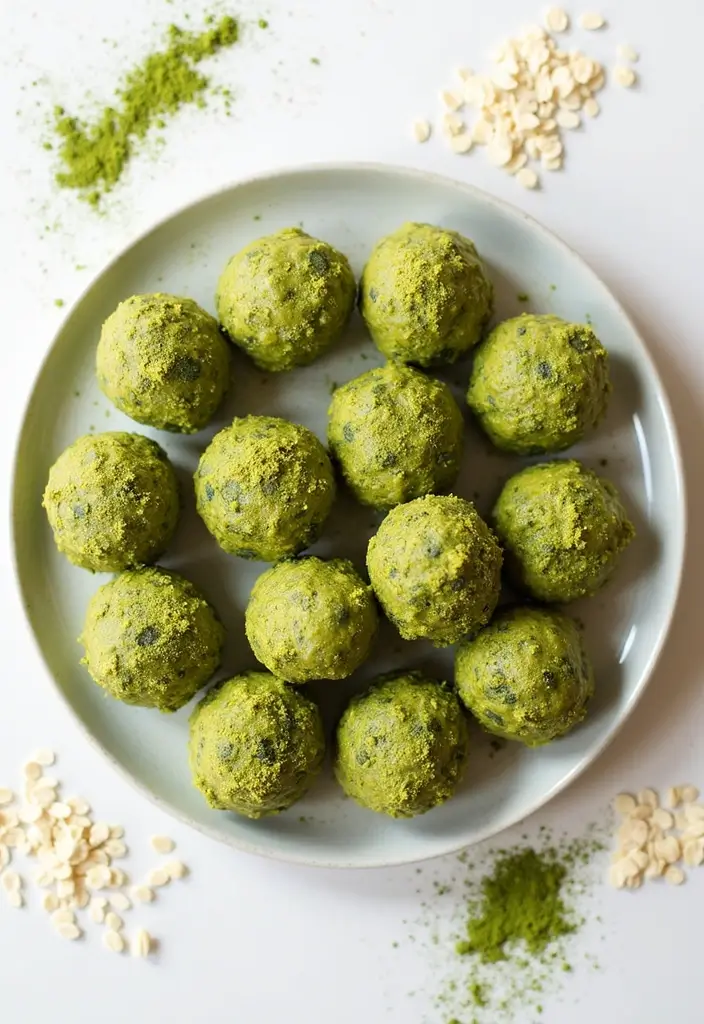 30 No Bake Snack Recipes for Busy Sweet Cravings 30 30 No Bake Snack Recipes for Busy Sweet Cravings - 30. No Bake Matcha Energy Bites