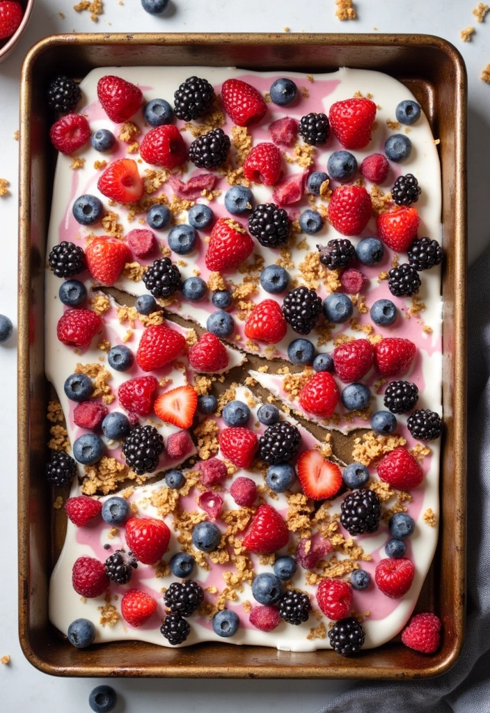 30 No Bake Snack Recipes for Busy Sweet Cravings 7 30 No Bake Snack Recipes for Busy Sweet Cravings - 7. Frozen Yogurt Bark