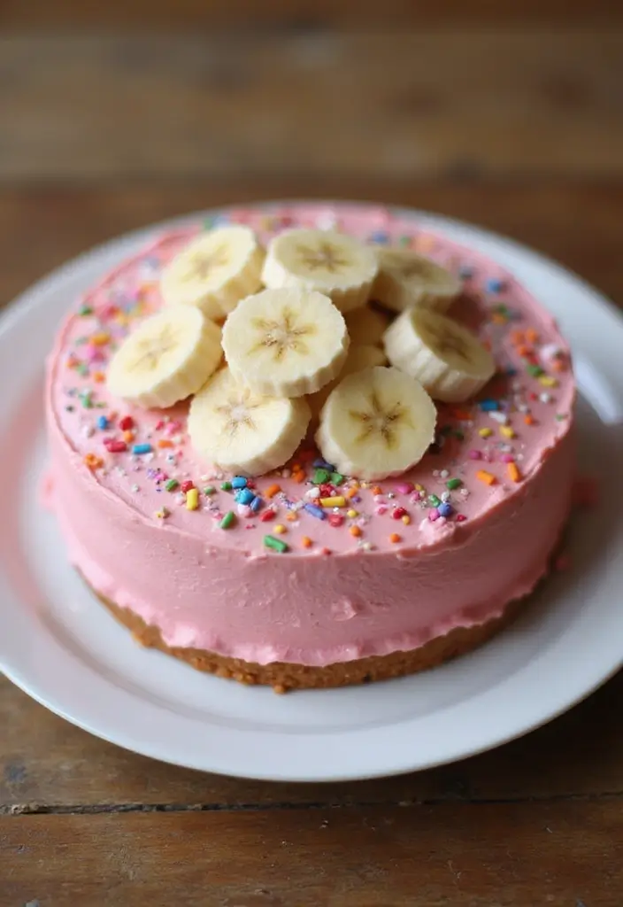 30 Pink Birthday Cake Ideas That Feel Fun and Feminine 16 30 Pink Birthday Cake Ideas That Feel Fun and Feminine - 16. Pink Frosted Banana Cake