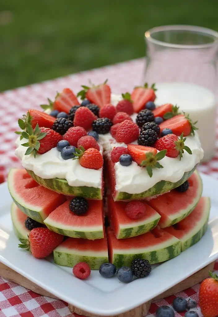 30 Pink Birthday Cake Ideas That Feel Fun and Feminine 6 30 Pink Birthday Cake Ideas That Feel Fun and Feminine - 6. Watermelon Cake