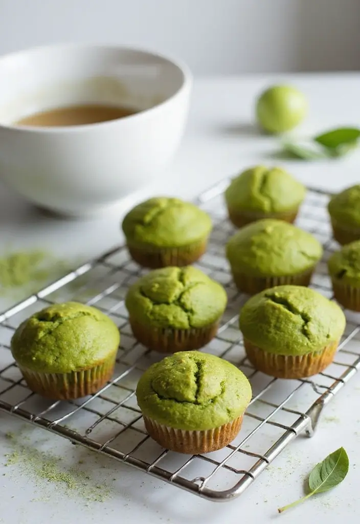 30 Recipes for Baking That Will Make Your Kitchen Smell Amazing 12 30 Recipes for Baking That Will Make Your Kitchen Smell Amazing - 12. Matcha Green Tea Muffins