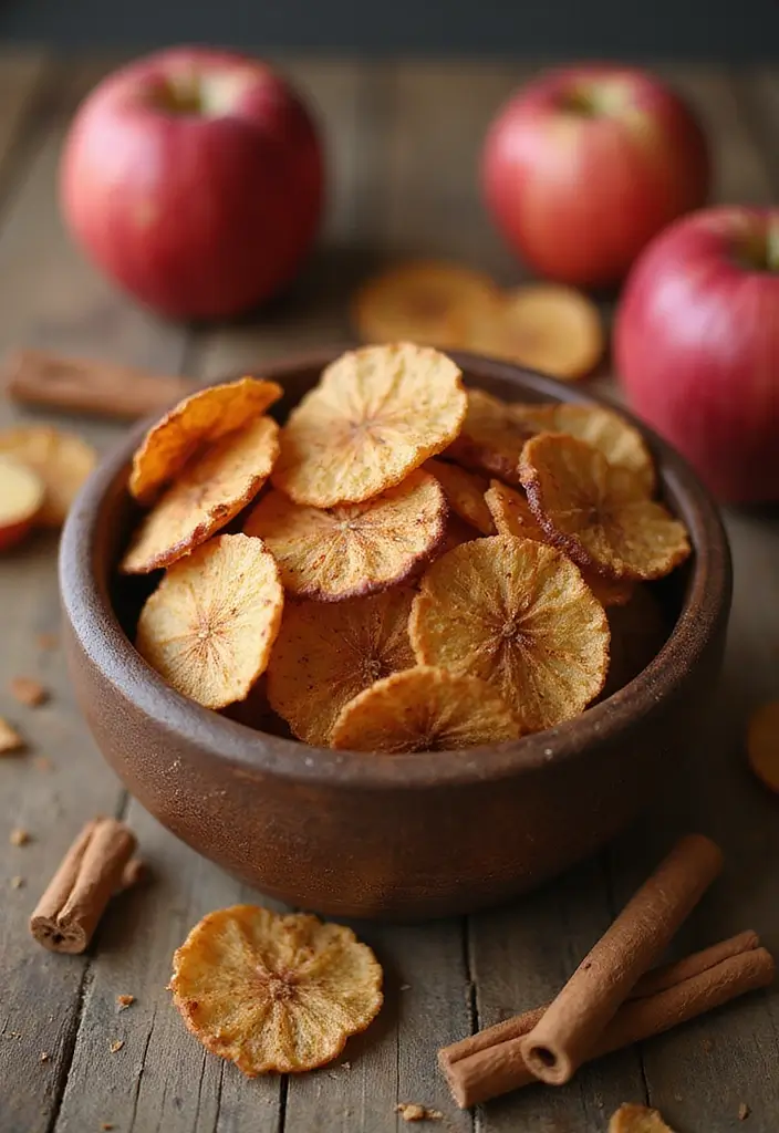30 Recipes for Baking That Will Make Your Kitchen Smell Amazing 15 30 Recipes for Baking That Will Make Your Kitchen Smell Amazing - 15. Spiced Apple Chips