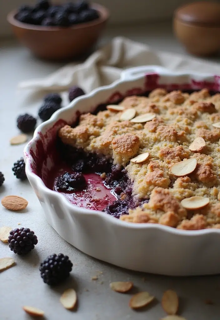 30 Recipes for Baking That Will Make Your Kitchen Smell Amazing 28 30 Recipes for Baking That Will Make Your Kitchen Smell Amazing - 28. Blackberry Almond Crumble
