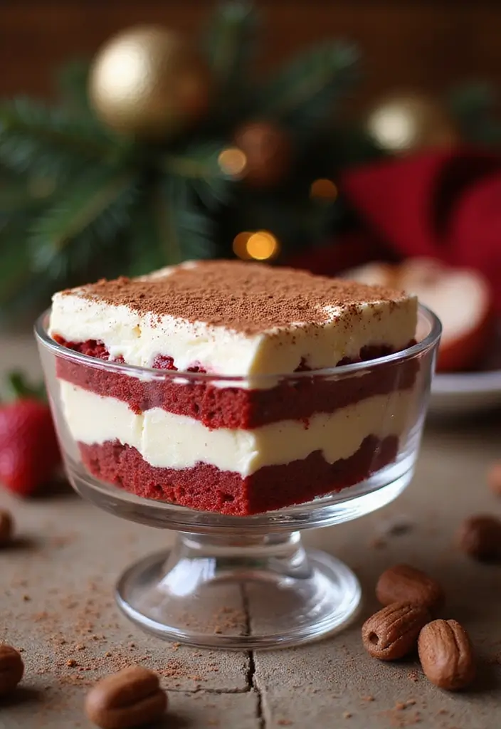 30 Red Cake Ideas That Look Stunning and Unique - 29. Red Velvet Tiramisu
