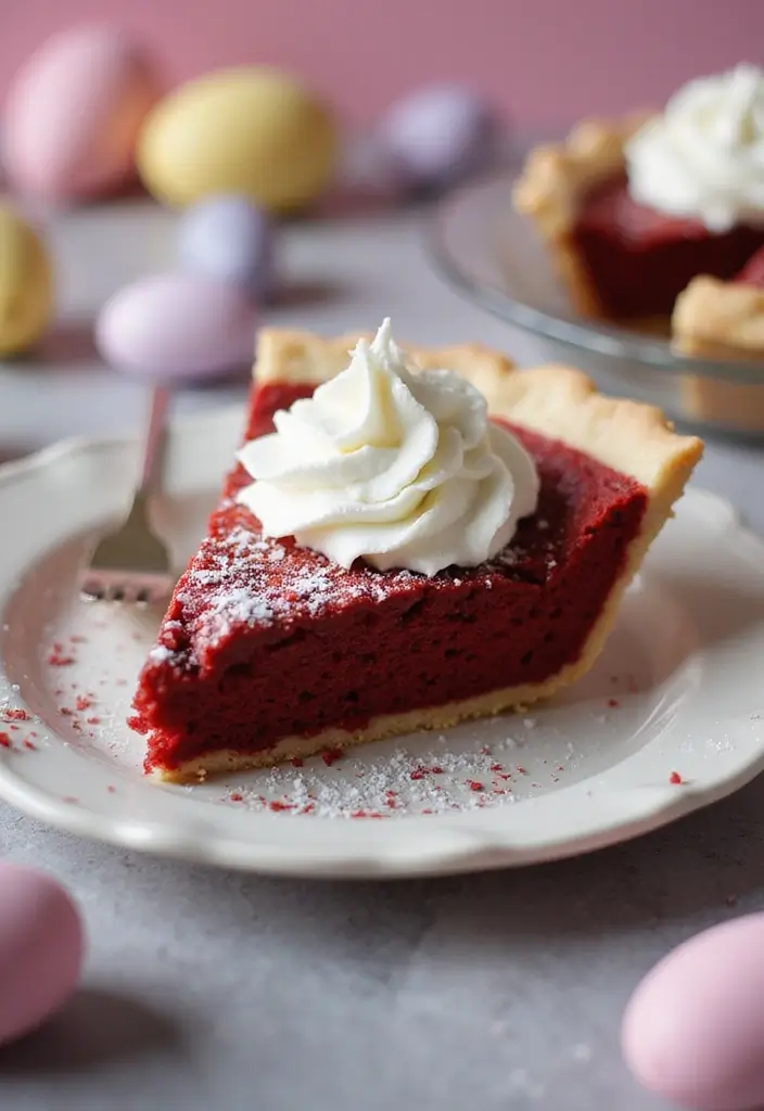 30 Red Cake Ideas That Look Stunning and Unique - 30. Red Velvet Pie