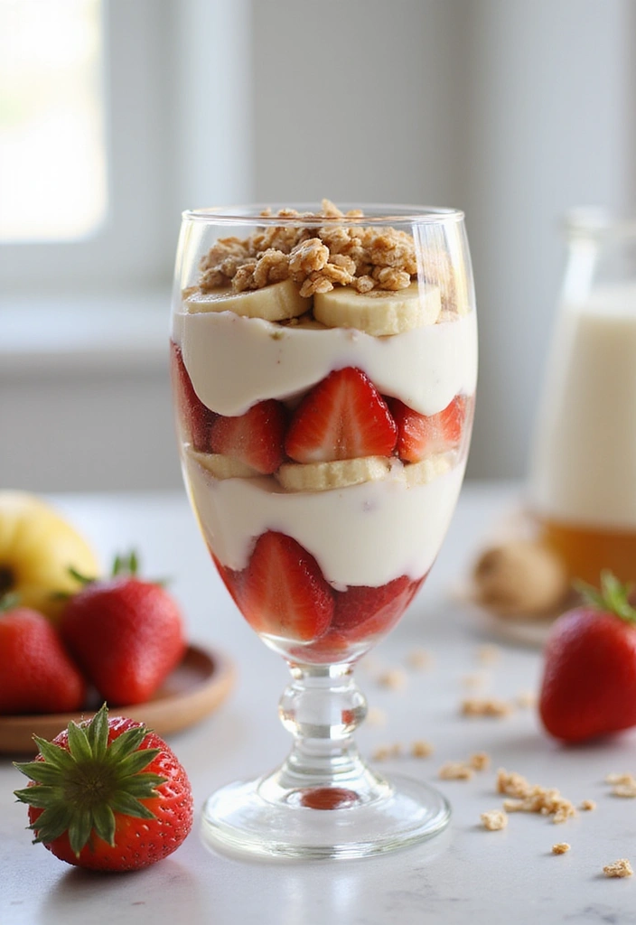 30 Spring Baking Ideas That Smell Fresh and Taste Amazing 1 30 Spring Baking Ideas That Smell Fresh and Taste Amazing - 1. Strawberry Banana Yogurt Parfait