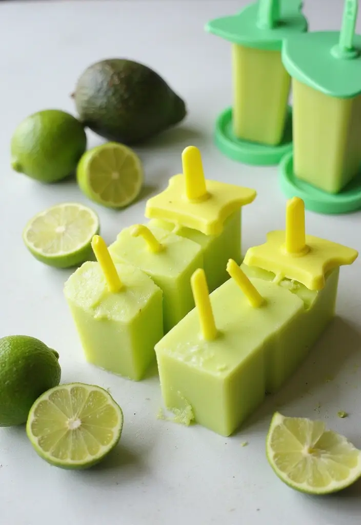 30 Spring Baking Ideas That Smell Fresh and Taste Amazing 12 30 Spring Baking Ideas That Smell Fresh and Taste Amazing - 12. Creamy Avocado Lime Popsicles
