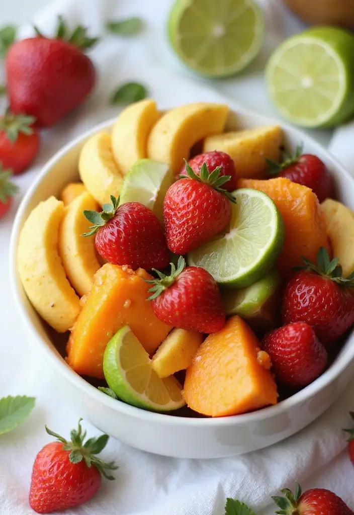 30 Spring Baking Ideas That Smell Fresh and Taste Amazing 13 30 Spring Baking Ideas That Smell Fresh and Taste Amazing - 13. Simple Fruit Salad with Honey-Lime Dressing