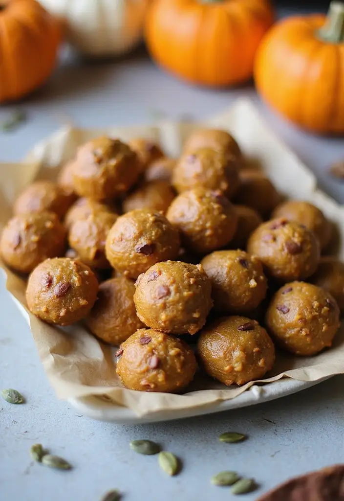 30 Spring Baking Ideas That Smell Fresh and Taste Amazing 14 30 Spring Baking Ideas That Smell Fresh and Taste Amazing - 14. No-Bake Pumpkin Pie Energy Bites