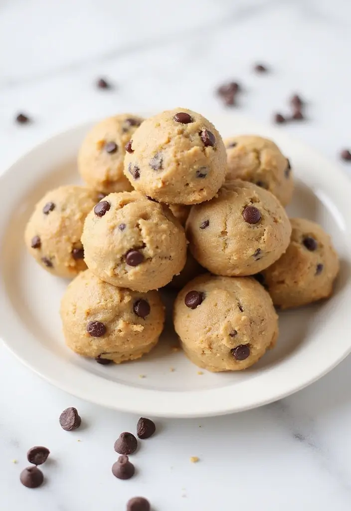 30 Spring Baking Ideas That Smell Fresh and Taste Amazing 16 30 Spring Baking Ideas That Smell Fresh and Taste Amazing - 16. No-Bake Chocolate Chip Cookie Dough Bites