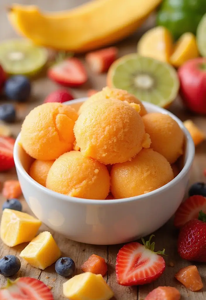 30 Spring Baking Ideas That Smell Fresh and Taste Amazing 17 30 Spring Baking Ideas That Smell Fresh and Taste Amazing - 17. Tropical Fruit Sorbet