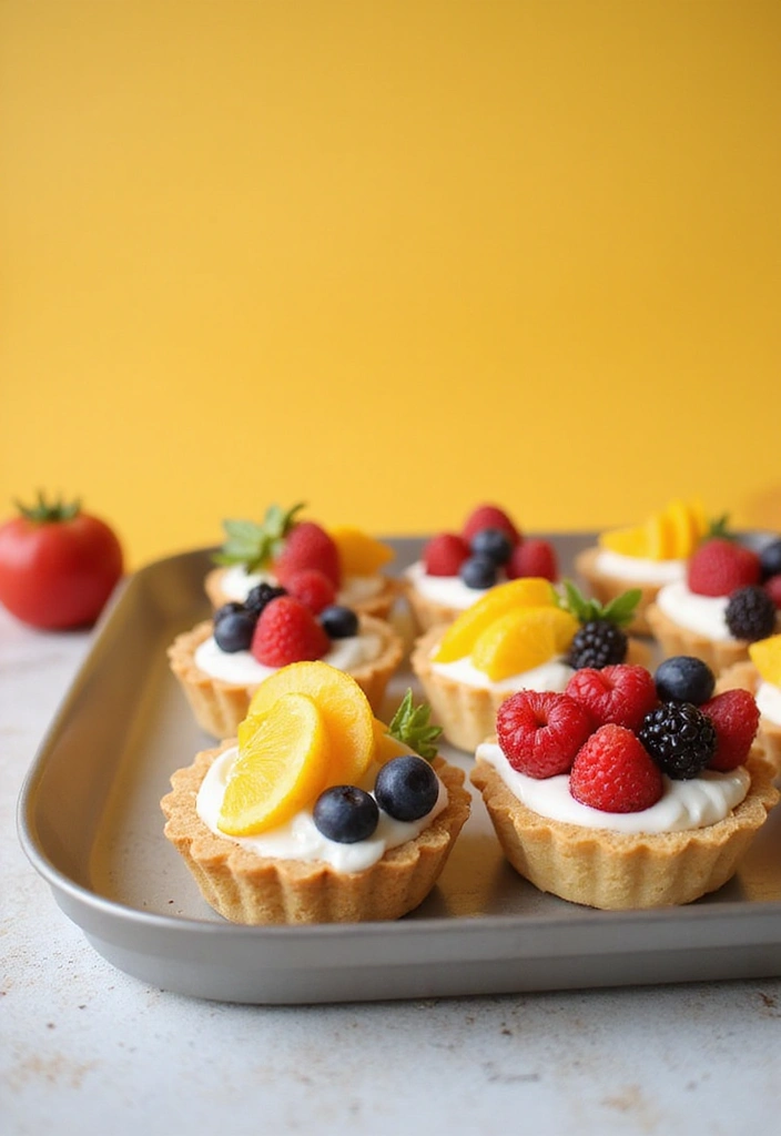 30 Spring Baking Ideas That Smell Fresh and Taste Amazing 19 30 Spring Baking Ideas That Smell Fresh and Taste Amazing - 19. Mini Fruit Tarts with Yogurt