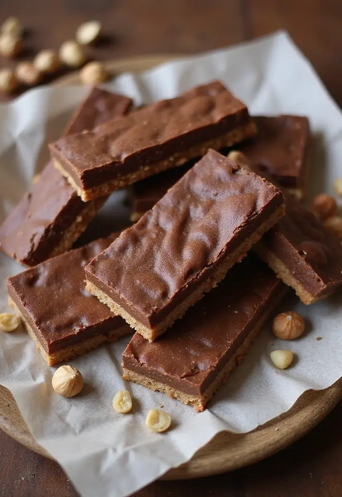 30 Spring Baking Ideas That Smell Fresh and Taste Amazing 23 30 Spring Baking Ideas That Smell Fresh and Taste Amazing - 23. No-Bake Chocolate Hazelnut Bars