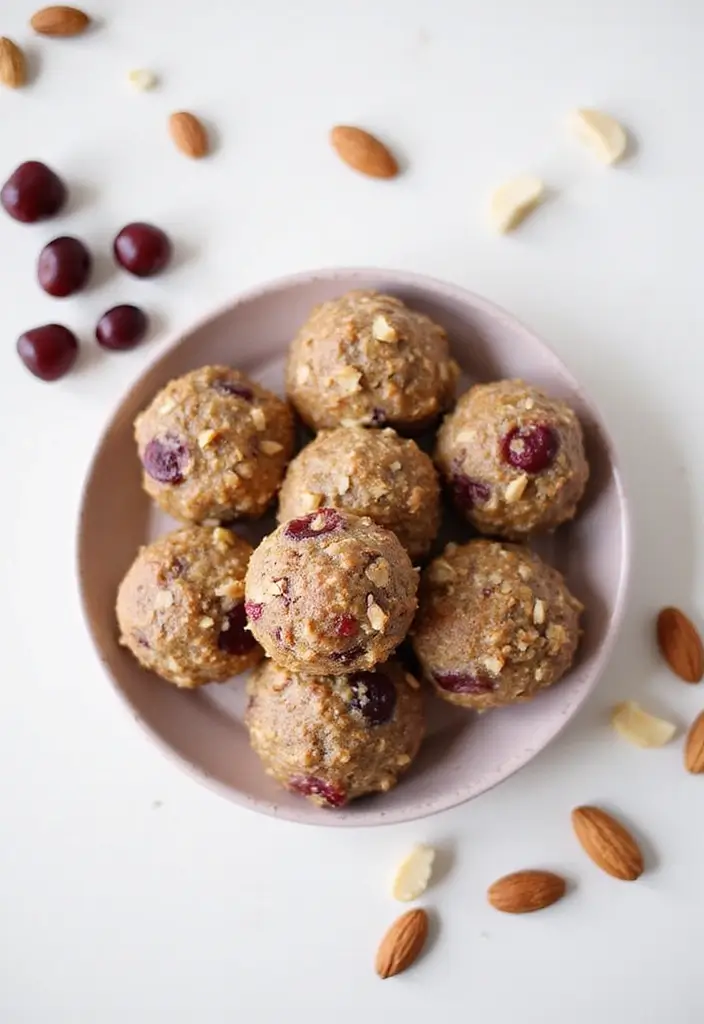 30 Spring Baking Ideas That Smell Fresh and Taste Amazing 28 30 Spring Baking Ideas That Smell Fresh and Taste Amazing - 28. No-Bake Cherry Almond Protein Balls