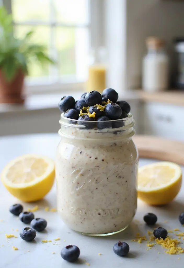 30 Spring Baking Ideas That Smell Fresh and Taste Amazing 29 30 Spring Baking Ideas That Smell Fresh and Taste Amazing - 29. Lemon Blueberry Overnight Oats