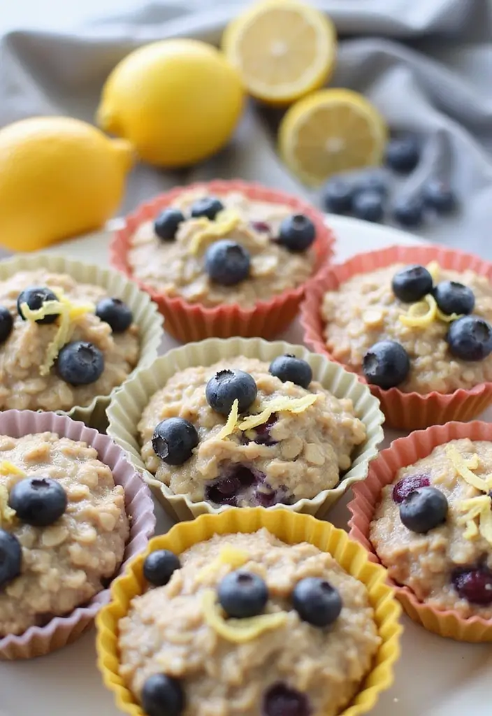 30 Spring Baking Ideas That Smell Fresh and Taste Amazing 5 30 Spring Baking Ideas That Smell Fresh and Taste Amazing - 5. Lemon Blueberry Oatmeal Cups