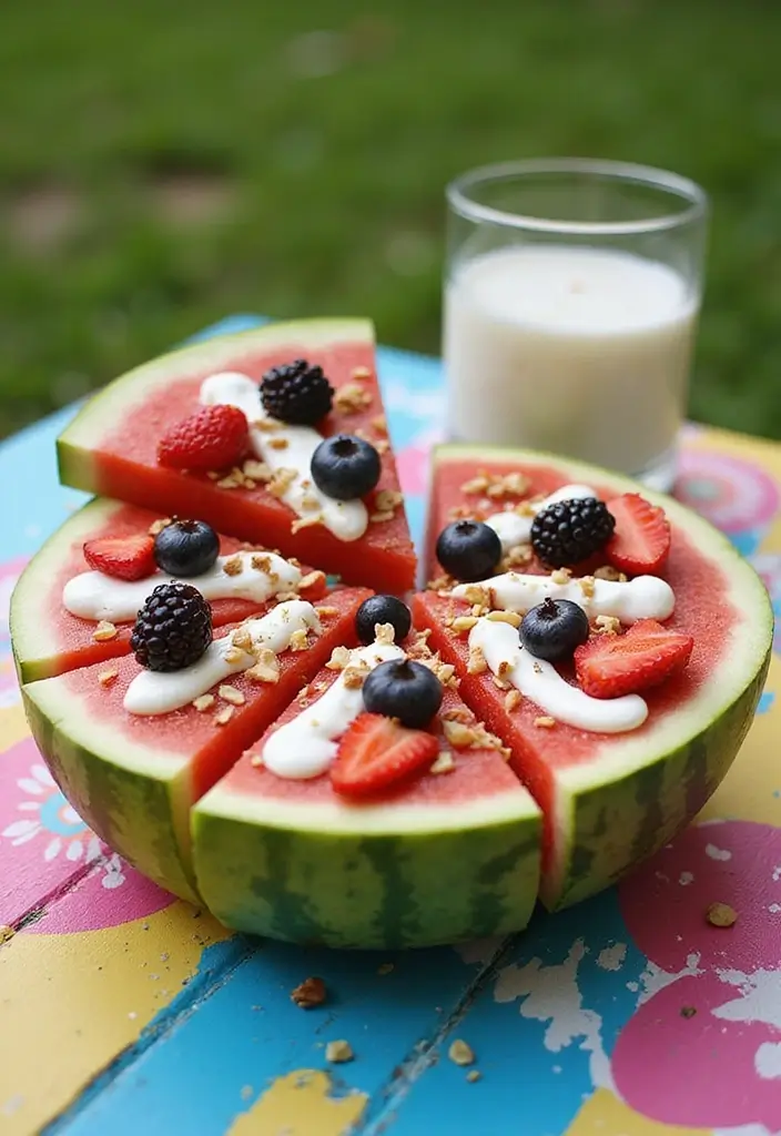 30 Spring Baking Ideas That Smell Fresh and Taste Amazing 9 30 Spring Baking Ideas That Smell Fresh and Taste Amazing - 9. Watermelon Pizza