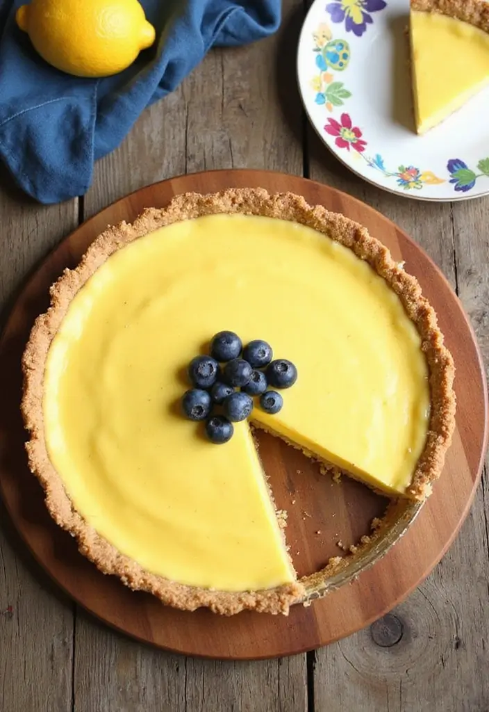 30 Spring Birthday Cake Ideas Full of Fresh Colors 1 30 Spring Birthday Cake Ideas Full of Fresh Colors - 1. Lemon Blueberry No-Bake Pie