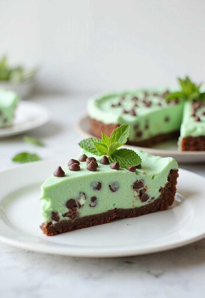 30 Spring Birthday Cake Ideas Full of Fresh Colors 12 30 Spring Birthday Cake Ideas Full of Fresh Colors - 12. Mint Chocolate Chip No-Bake Pie