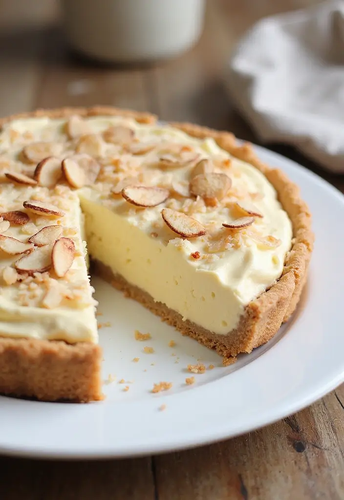 30 Spring Birthday Cake Ideas Full of Fresh Colors 23 30 Spring Birthday Cake Ideas Full of Fresh Colors - 23. Coconut Almond No-Bake Pie