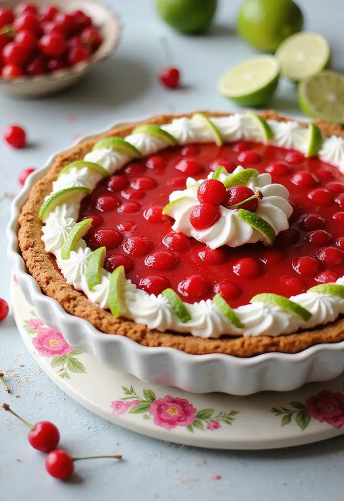 30 Spring Birthday Cake Ideas Full of Fresh Colors 25 30 Spring Birthday Cake Ideas Full of Fresh Colors - 25. Cherry Limeade No-Bake Pie