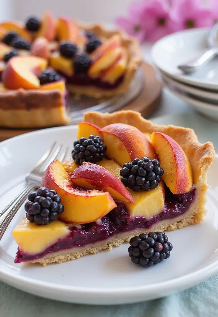 30 Spring Birthday Cake Ideas Full of Fresh Colors 28 30 Spring Birthday Cake Ideas Full of Fresh Colors - 28. Blackberry Peach No-Bake Pie