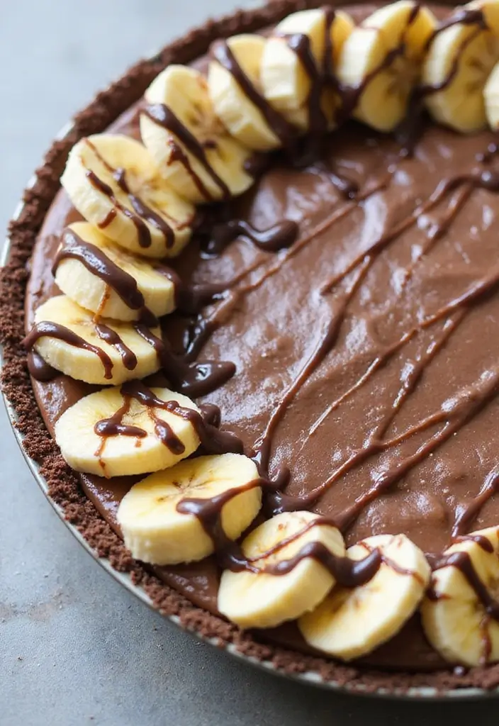 30 Spring Birthday Cake Ideas Full of Fresh Colors 6 30 Spring Birthday Cake Ideas Full of Fresh Colors - 6. Chocolate Banana No-Bake Pie