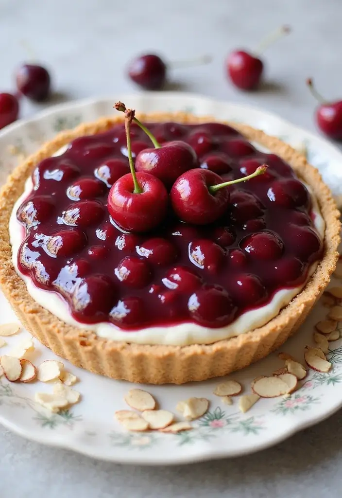 30 Spring Birthday Cake Ideas Full of Fresh Colors 9 30 Spring Birthday Cake Ideas Full of Fresh Colors - 9. Cherry Almond No-Bake Pie