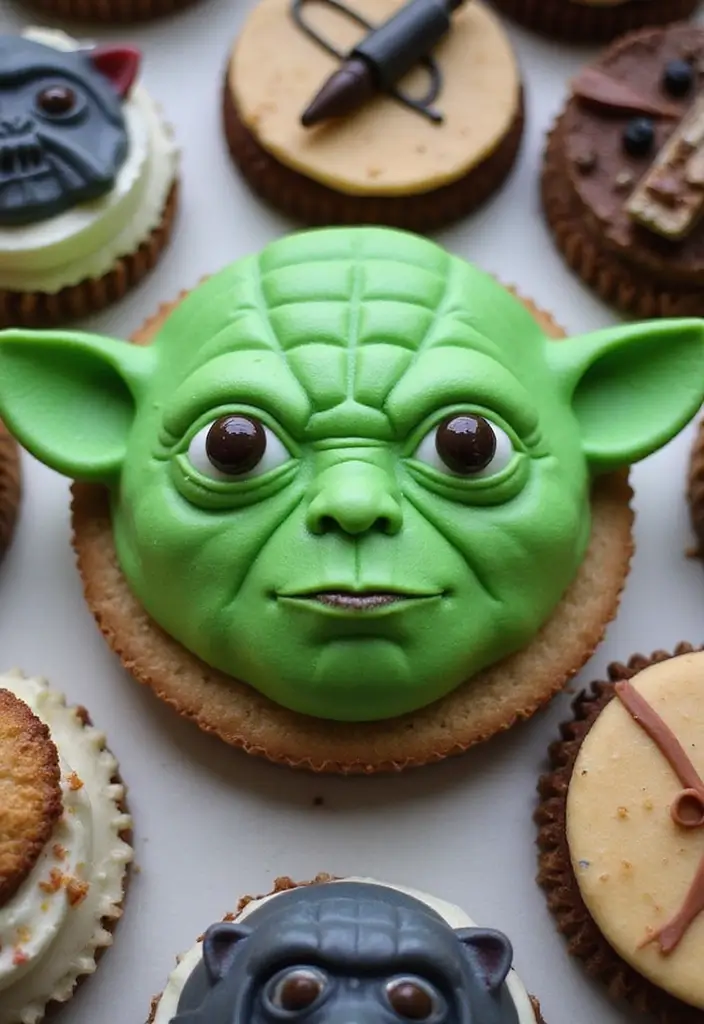 30 Star Wars Cake Ideas Every Fan Will Want at Their Party 3 30 Star Wars Cake Ideas Every Fan Will Want at Their Party - 3. Yoda’s Green Matcha Cake