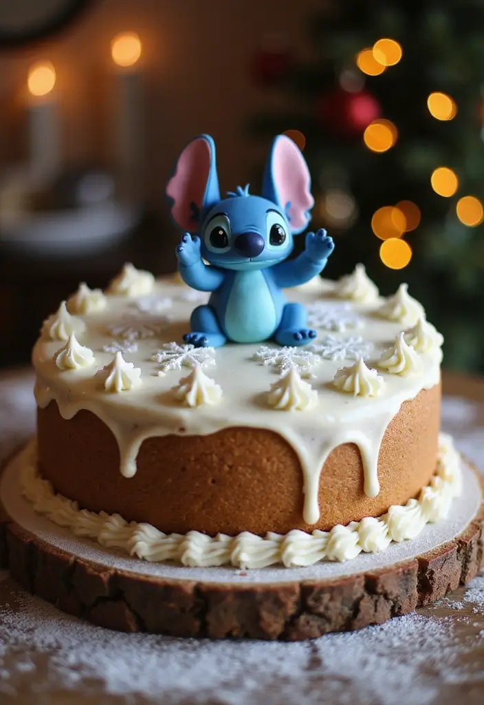 30 Stitch Birthday Cake Designs That Look Cute and Playful 28 30 Stitch Birthday Cake Designs That Look Cute and Playful - 28. Stitch Gingerbread Cake