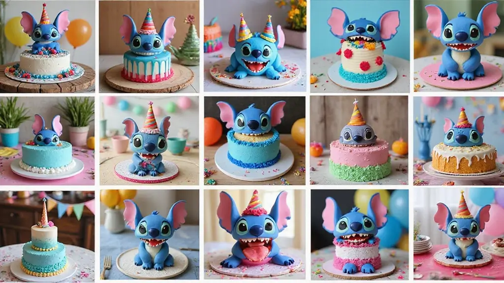 30 Stitch Birthday Cake Designs That Look Cute and Playful