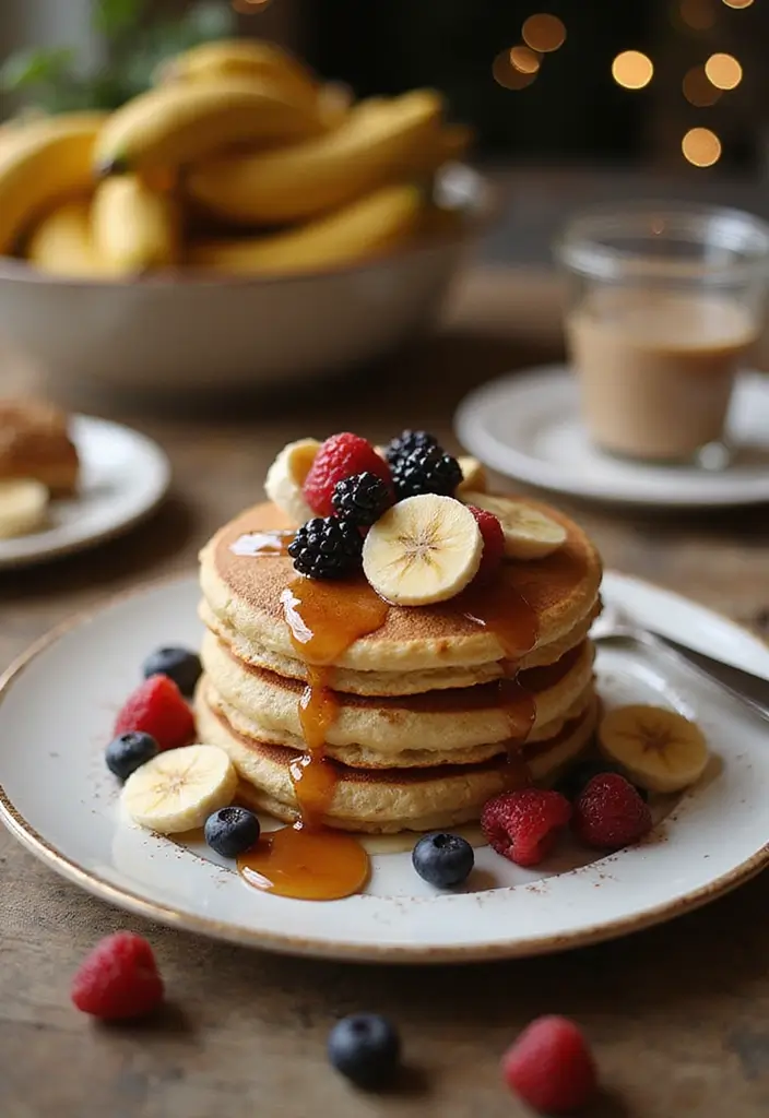 30 Valentine’s Day Baking Ideas to Sweeten Your Celebration 11 30 Valentine’s Day Baking Ideas to Sweeten Your Celebration - 11. Heart-Shaped Banana Oatmeal Pancakes