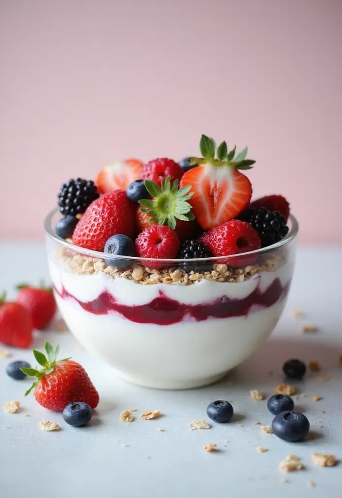 30 Valentine’s Day Baking Ideas to Sweeten Your Celebration 20 30 Valentine’s Day Baking Ideas to Sweeten Your Celebration - 20. Berry Yogurt Bowl