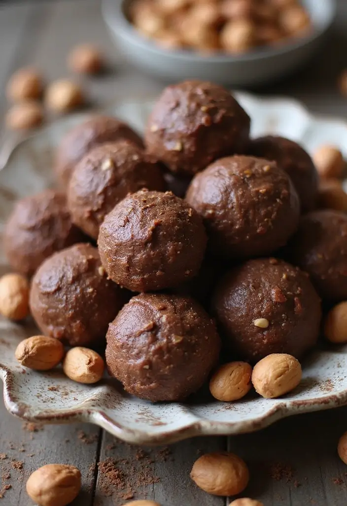 30 Valentine’s Day Baking Ideas to Sweeten Your Celebration 28 30 Valentine’s Day Baking Ideas to Sweeten Your Celebration - 28. Chocolate Hazelnut Energy Balls