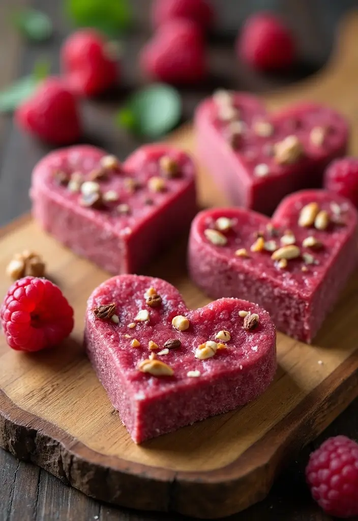 30 Valentine’s Day Baking Ideas to Sweeten Your Celebration 7 30 Valentine’s Day Baking Ideas to Sweeten Your Celebration - 7. Heart-Shaped Raspberry Protein Bars