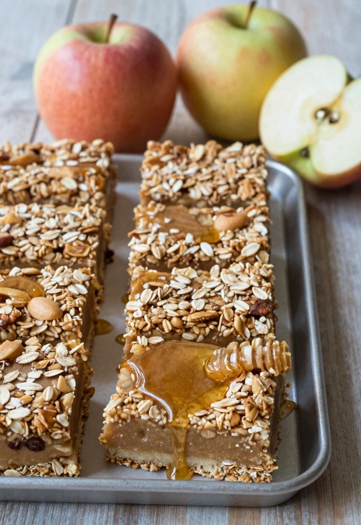 10 Apple Butter Recipes for Rich Spiced Sweet Uses - 7. Apple Butter Granola Bars