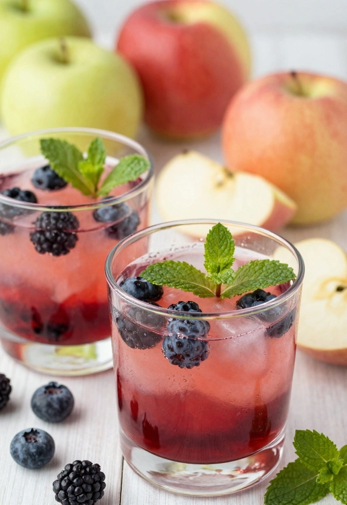 10 Apple Vodka Recipes for Crisp Bright Fruity Cocktails - 6. Berry Apple Vodka Smash
