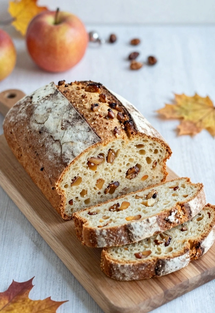 10 Apple and Walnut Recipes for Crunchy Sweet Autumn Flavor - 7. Apple Walnut Bread