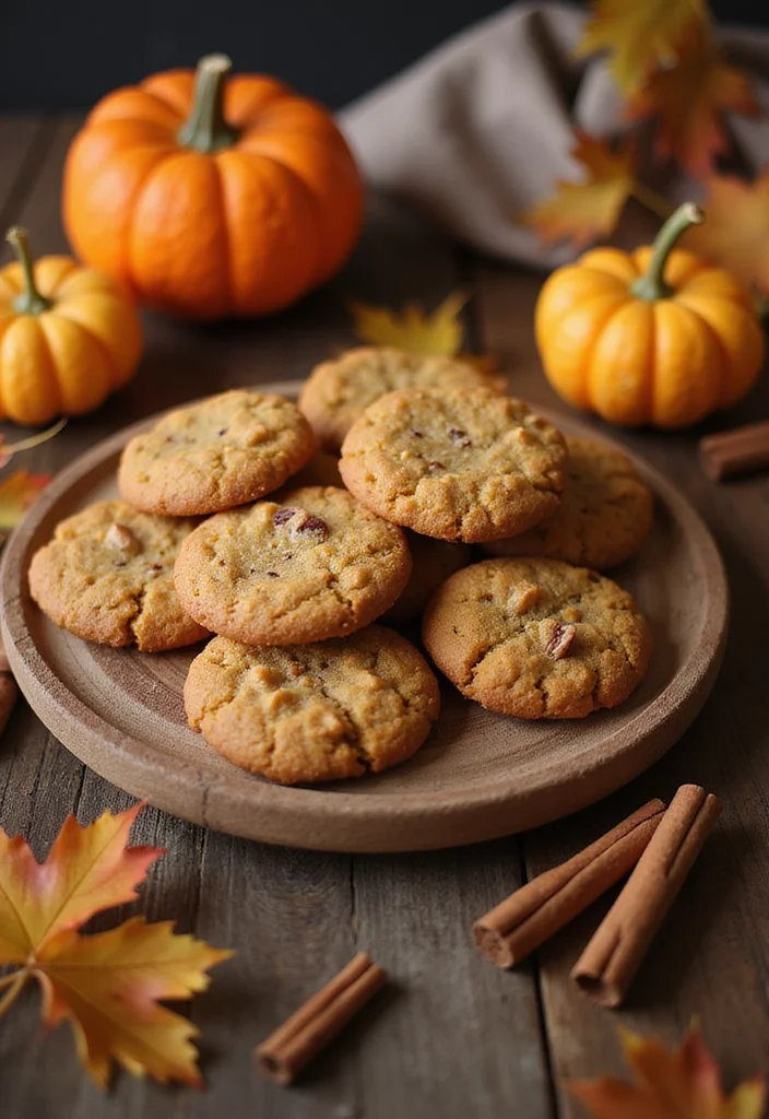10 Chewy Cookie Recipes for Perfect Soft Bendable Texture - 9. Pumpkin Spice Cookies