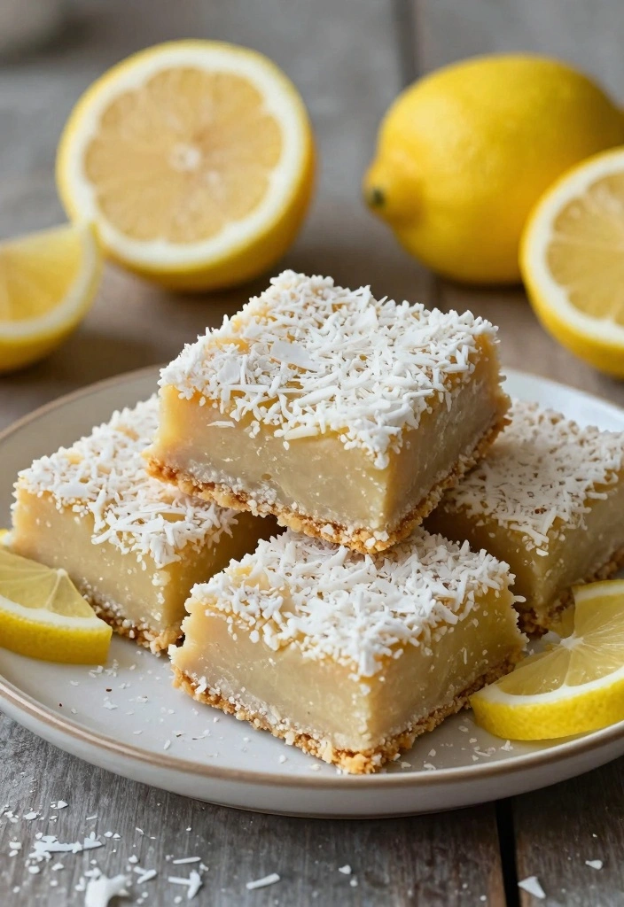 10 Cookie Bar Recipes for Easy Chewy Crowd Friendly Desserts - 6. Lemon Coconut Cookie Bars