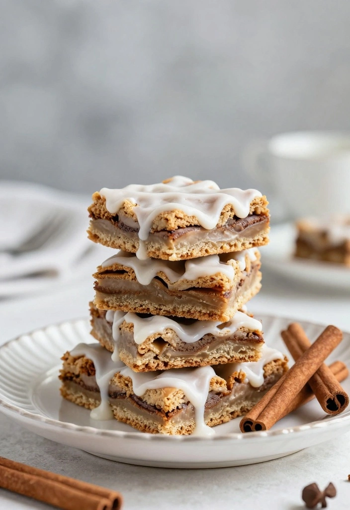 10 Cookie Bar Recipes for Easy Chewy Crowd Friendly Desserts - 9. Cinnamon Roll Cookie Bars