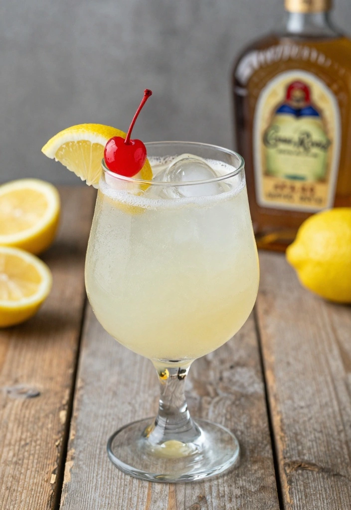 10 Crown Royal Apple Drink Recipes for Smooth Sweet Apple Cocktails - 1. Crown Royal Apple Sour
