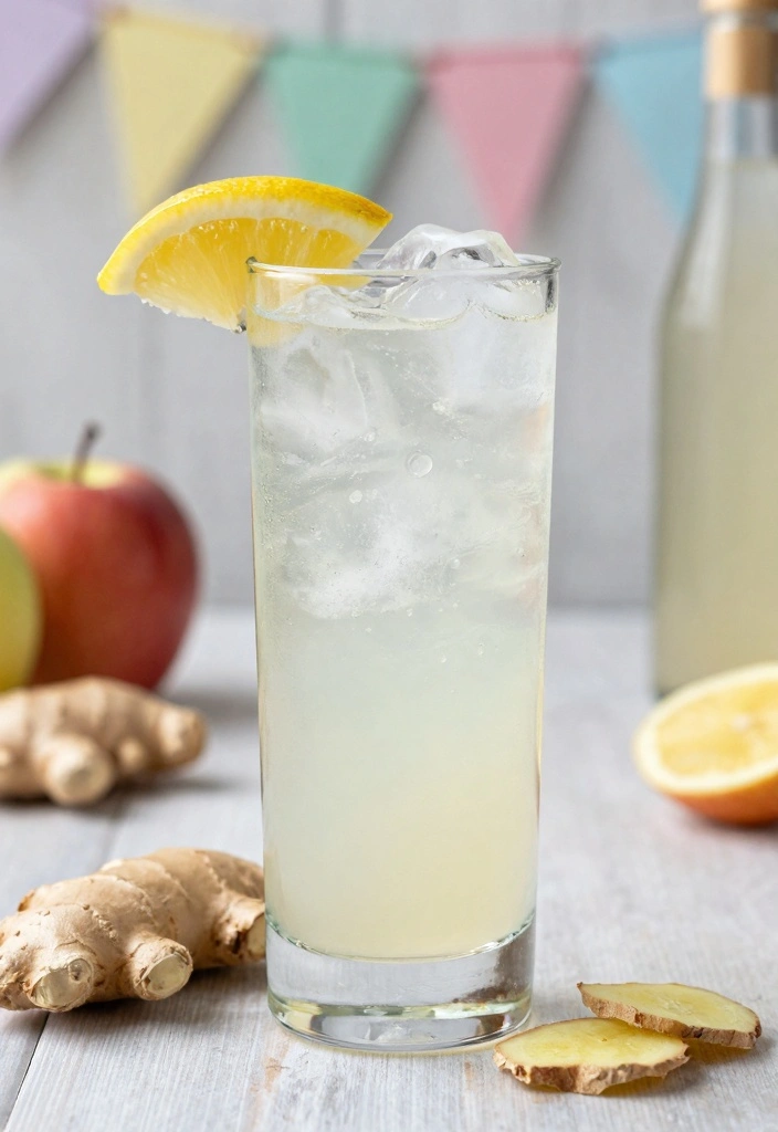 10 Crown Royal Apple Drink Recipes for Smooth Sweet Apple Cocktails - 6. Apple Ginger Highball