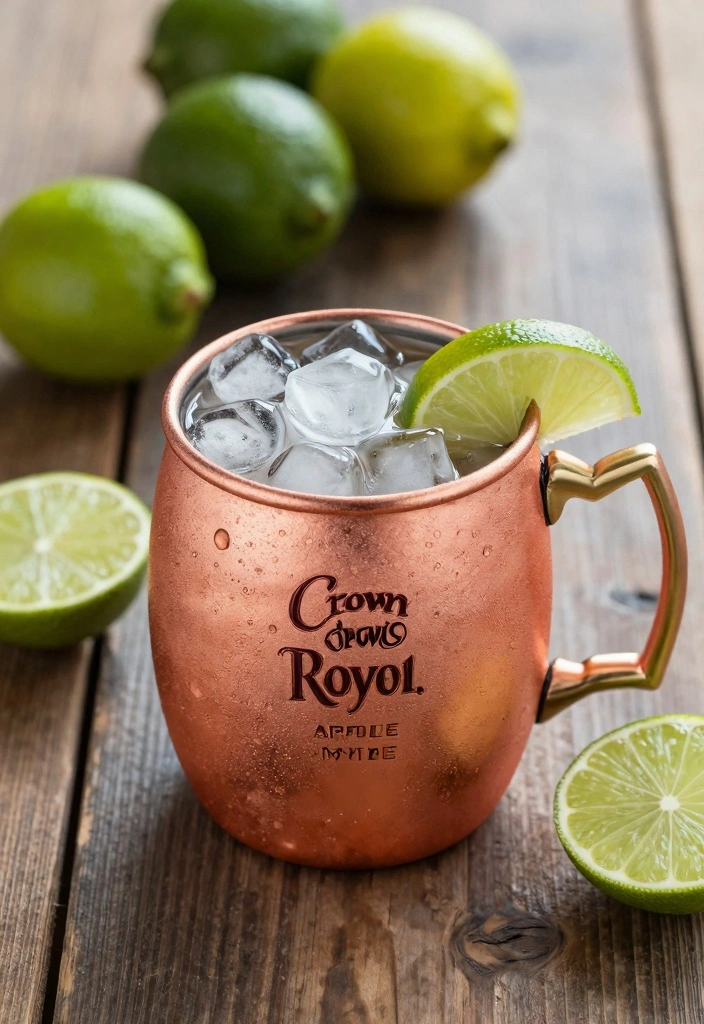 10 Crown Royal Apple Drink Recipes for Smooth Sweet Apple Cocktails - 7. Crown Royal Apple Mule