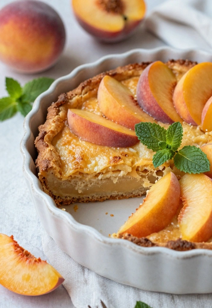 10 Dump Cake Recipes for Fast Easy Crowd Pleasing Desserts - 2. Peach Dump Cake Delight