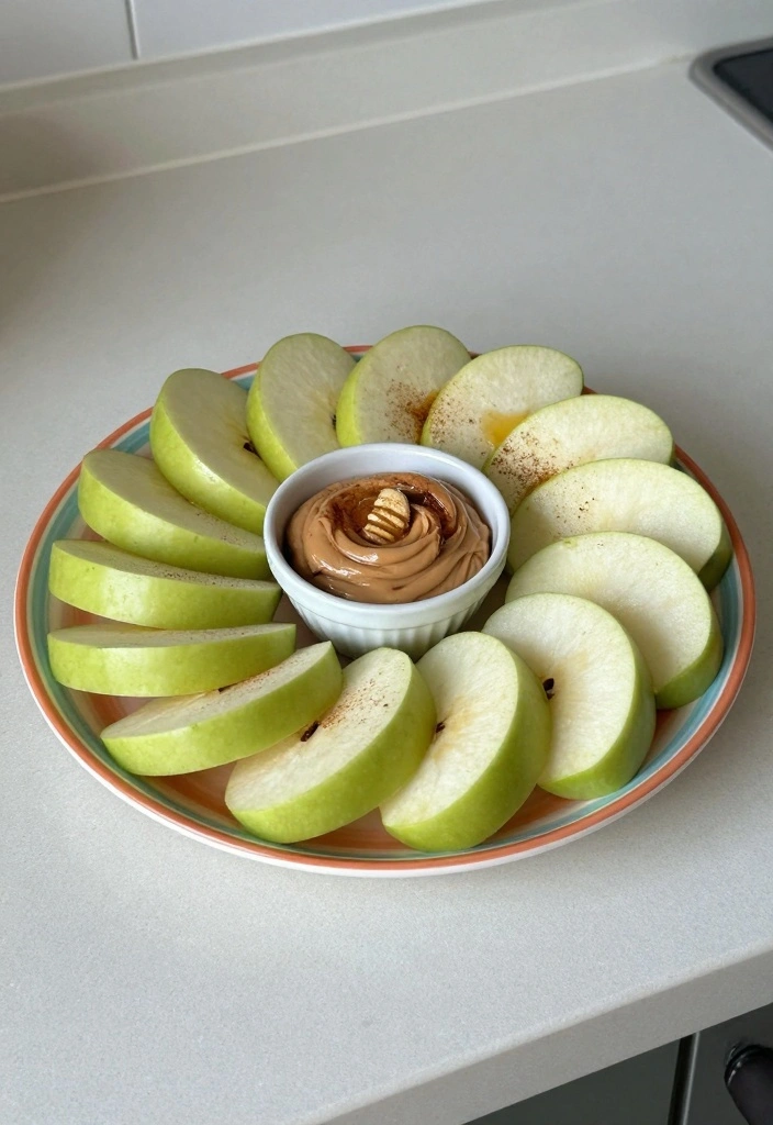 10 Granny Smith Apple Recipes for Crisp Tart Sweet Dishes - 5. Apple Slices with Almond Butter and Cinnamon