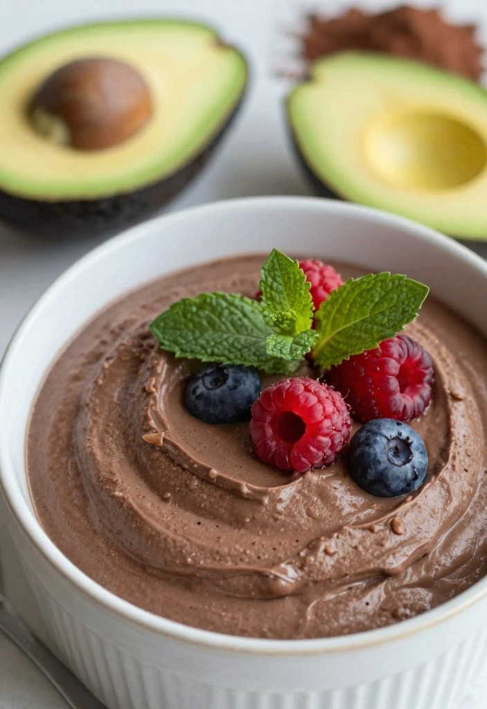 10 Low Glycemic Dessert Recipes for Sweet Balanced Enjoyment - 1. Avocado Chocolate Mousse