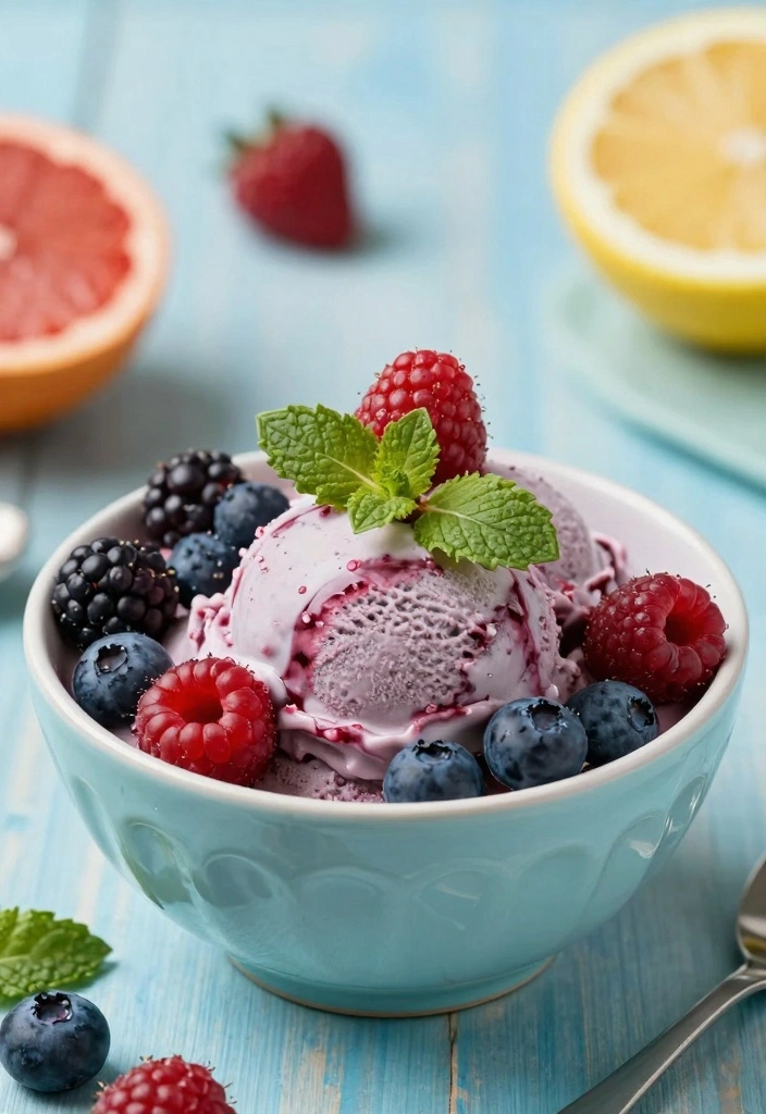 10 Low Glycemic Dessert Recipes for Sweet Balanced Enjoyment - 4. Berry Nice Cream