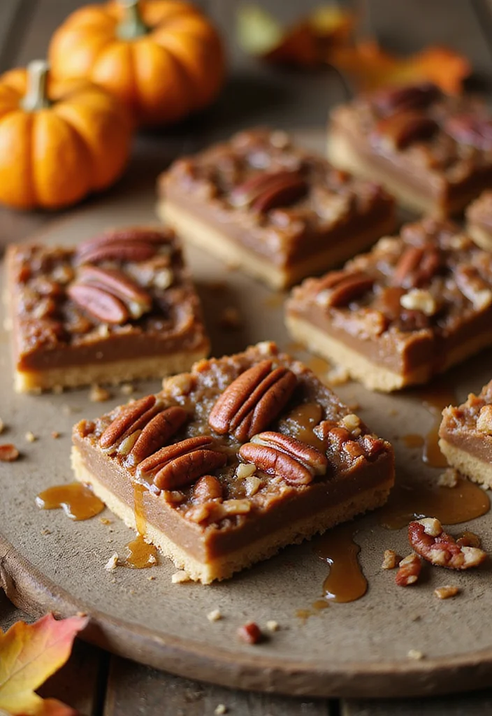 10 Maple Dessert Recipes for Warm Rich Autumn Sweetness - 1. Maple Pecan Pie Bars